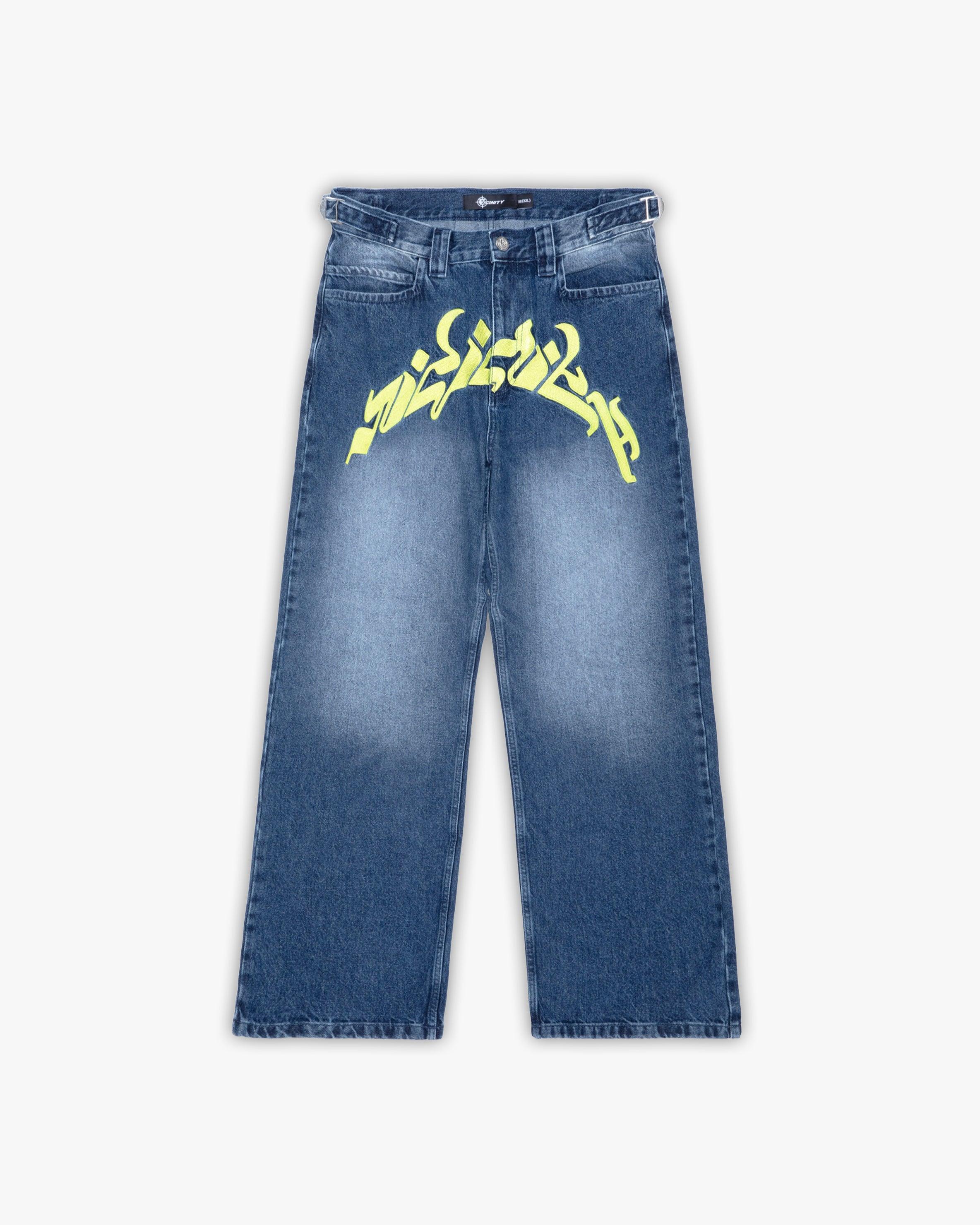 MIRAGE DENIM DARK BLUE / YELLOW – VICINITY