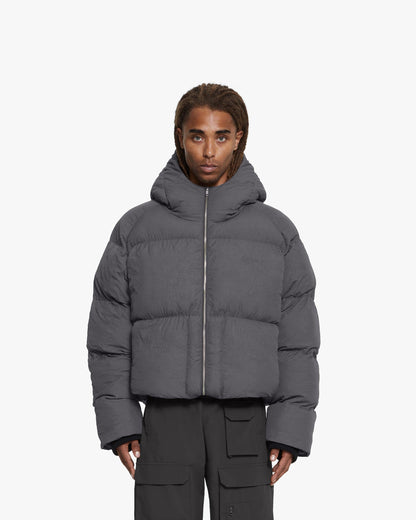 PUFFER JACKET DARK GREY - VICINITY