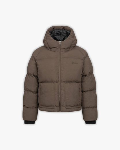 PUFFER JACKET BROWN - VICINITY