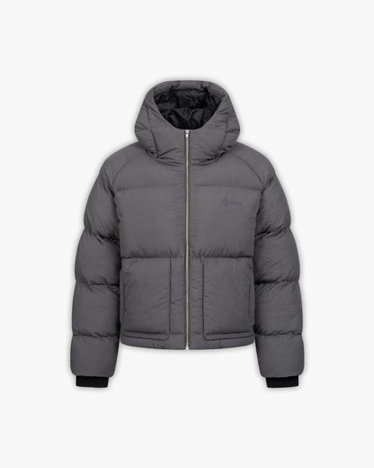 PUFFER JACKET DARK GREY - VICINITY