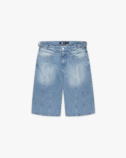 V-LOGO LIGHT BLUE JORTS - VICINITY