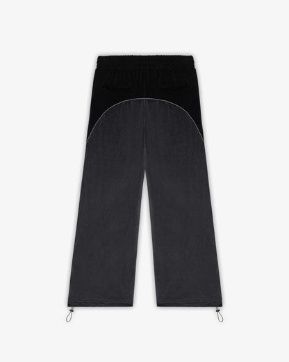 VELOURS TRACK PANTS BLACK