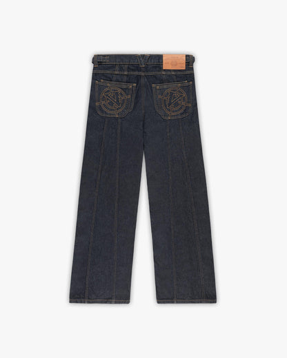 V-LOGO RAW DENIM - VICINITY