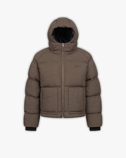 PUFFER JACKET BROWN - VICINITY