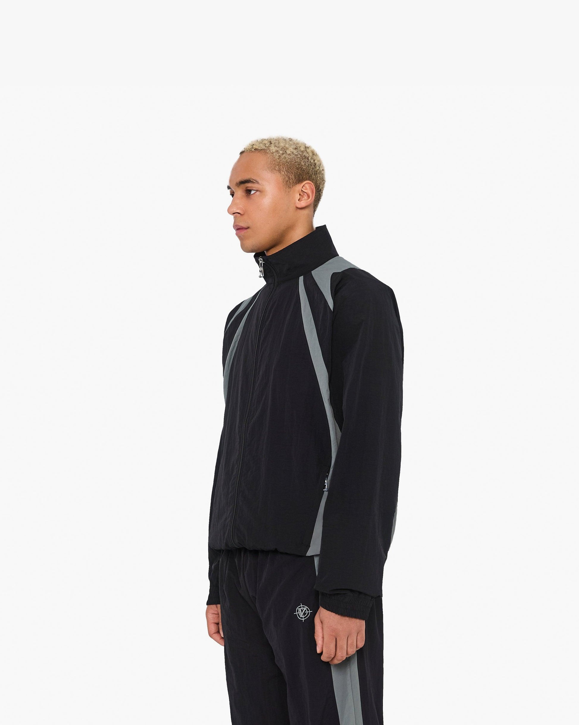 TRACK JACKET V3 BLACK GREY - VICINITY