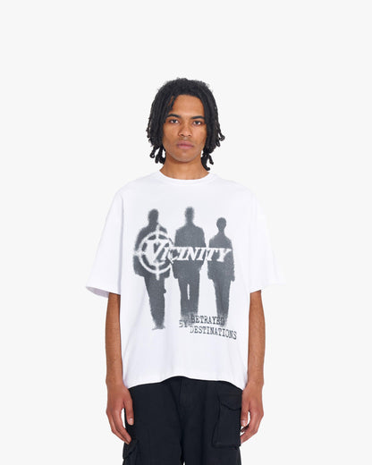 SHADOW TEE WHITE - VICINITY