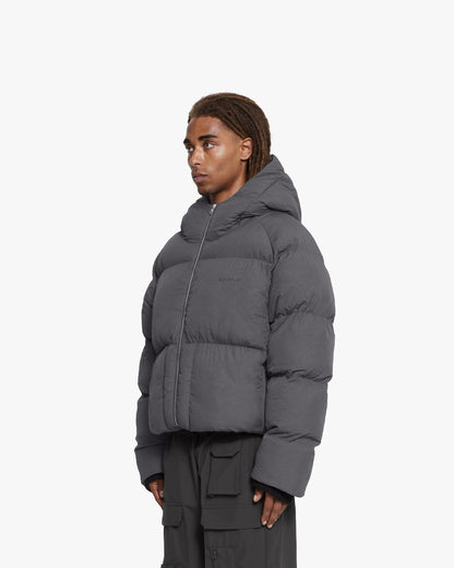 PUFFER JACKET DARK GREY - VICINITY