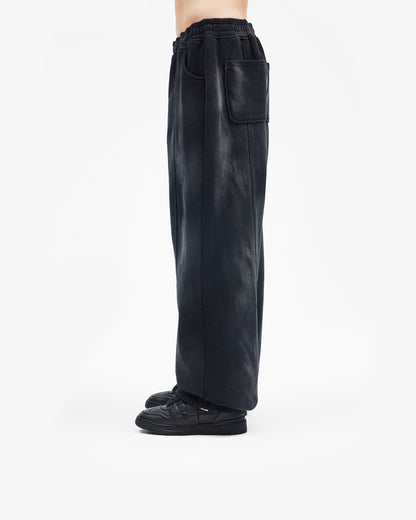 FADED WASH JOGGER BLACK