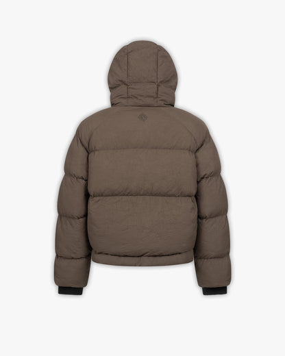 PUFFER JACKET BROWN - VICINITY