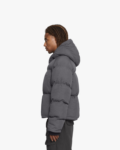 PUFFER JACKET DARK GREY - VICINITY