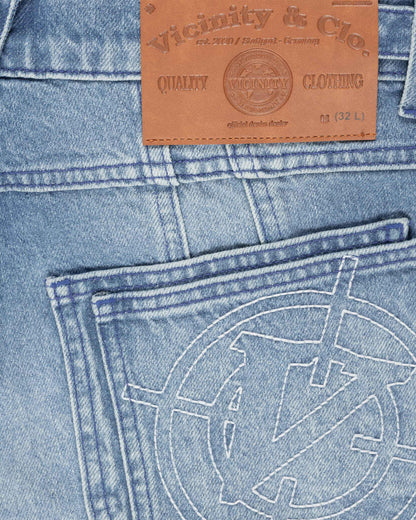 V-LOGO LIGHT BLUE DENIM - VICINITY