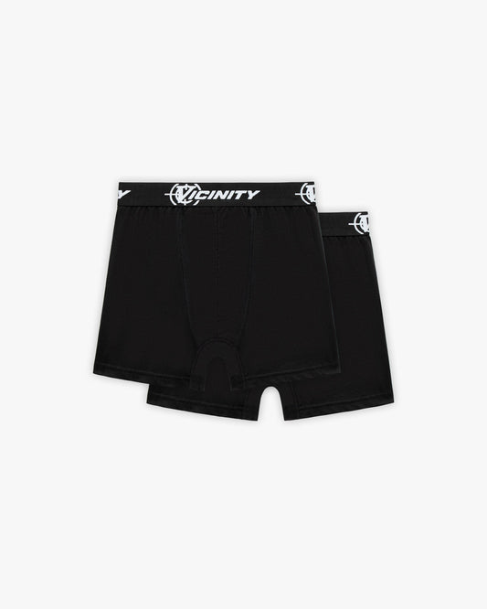 BOXERS DOUBLE PACK BLACK