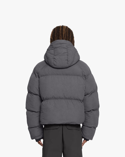 PUFFER JACKET DARK GREY - VICINITY