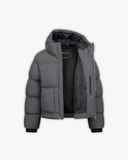 PUFFER JACKET DARK GREY - VICINITY