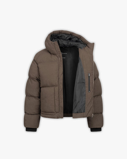 PUFFER JACKET BROWN - VICINITY