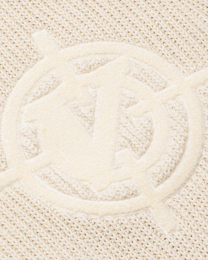 V-LOGO KNITWEAR BEIGE - VICINITY