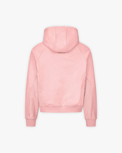 INSIDE OUT ZIP HOODIE PINK - VICINITY