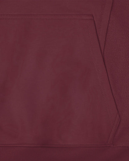 INSIDE OUT HOODIE WINE RED - VICINITY