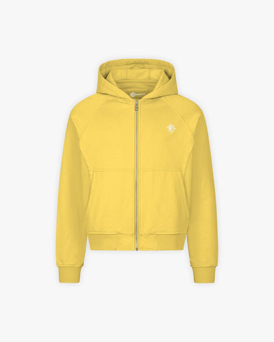 INSIDE OUT ZIP HOODIE SUNFLOWER - VICINITY