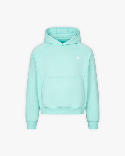 INSIDE OUT HOODIE TURQUOISE - VICINITY