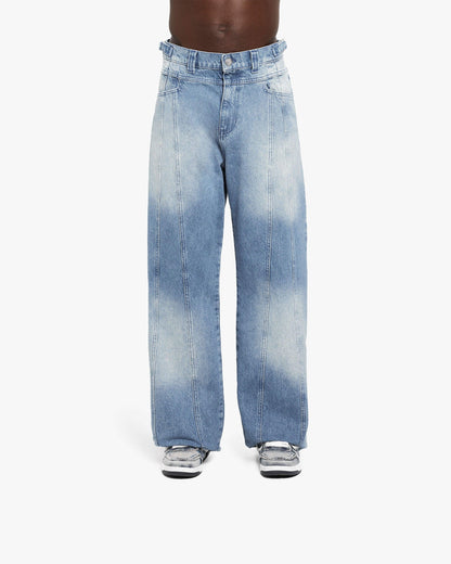 V-LOGO LIGHT BLUE DENIM - VICINITY