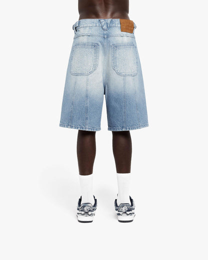 V-LOGO LIGHT BLUE JORTS - VICINITY