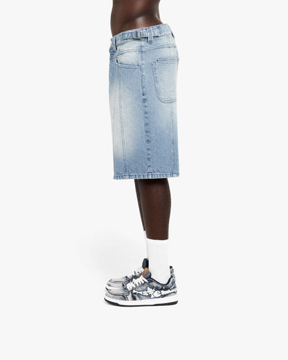 V-LOGO LIGHT BLUE JORTS - VICINITY