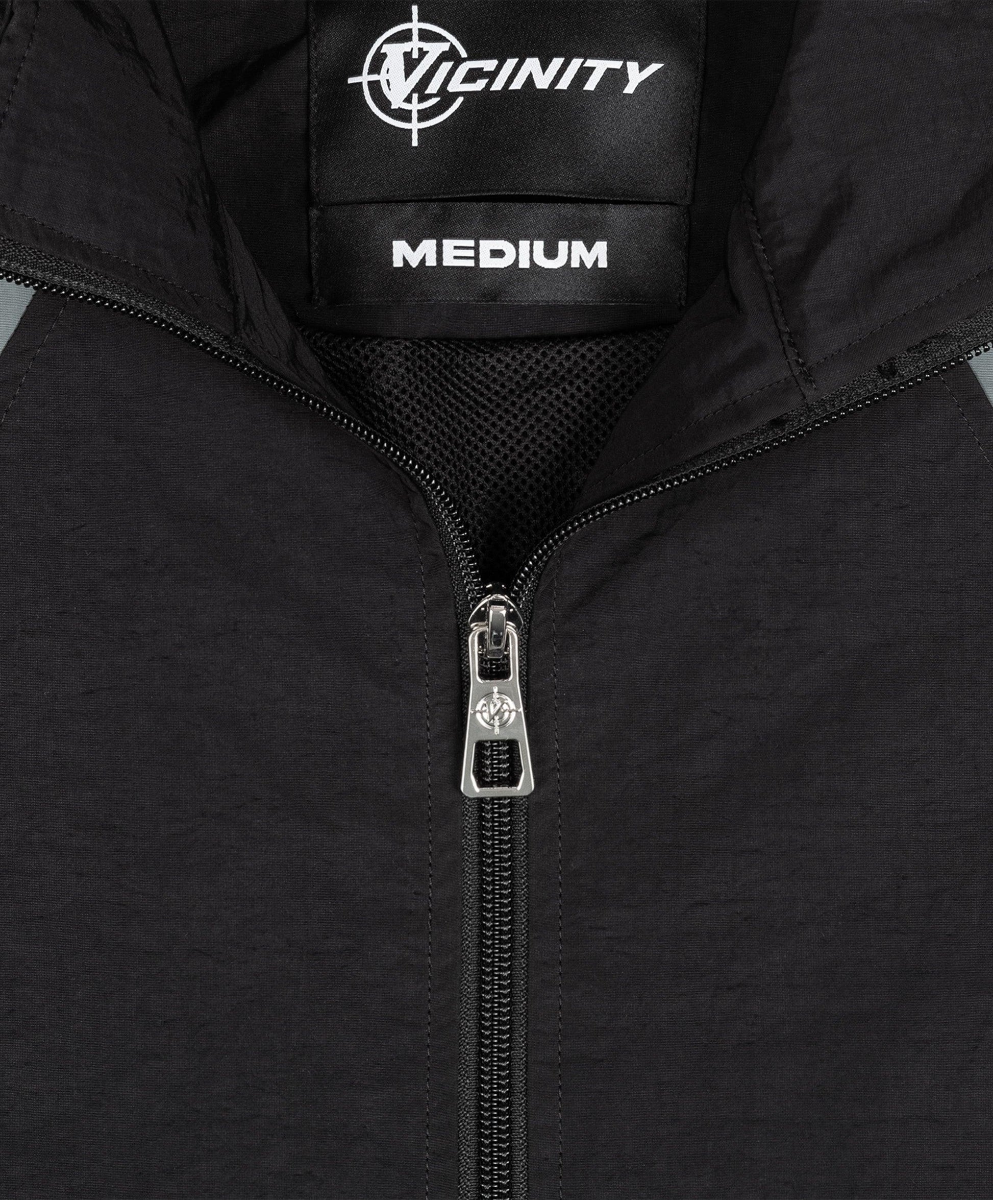 TRACK JACKET V3 BLACK GREY - VICINITY