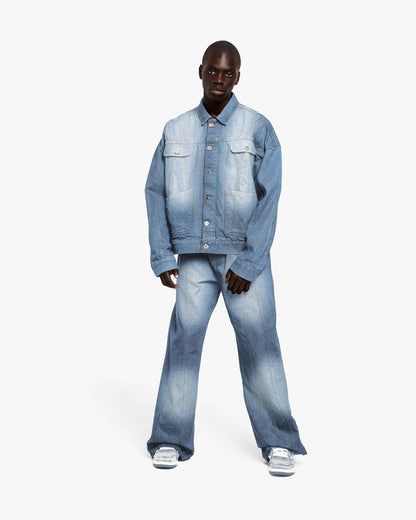 V-LOGO LIGHT BLUE DENIM - VICINITY