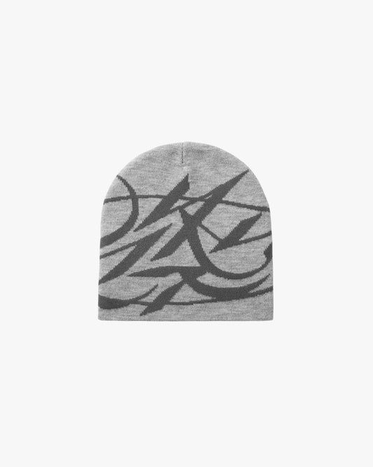 SCRIPT LOGO BEANIE - GREY