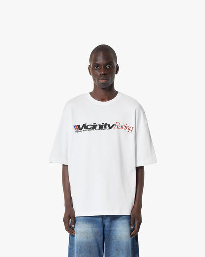 RACING TEE WHITE - VICINITY