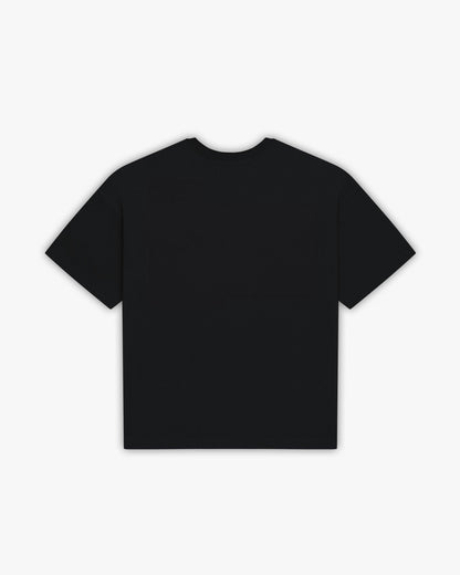 CHROME LOGO TEE BLACK - VICINITY