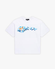 CHROME LOGO TEE WHITE