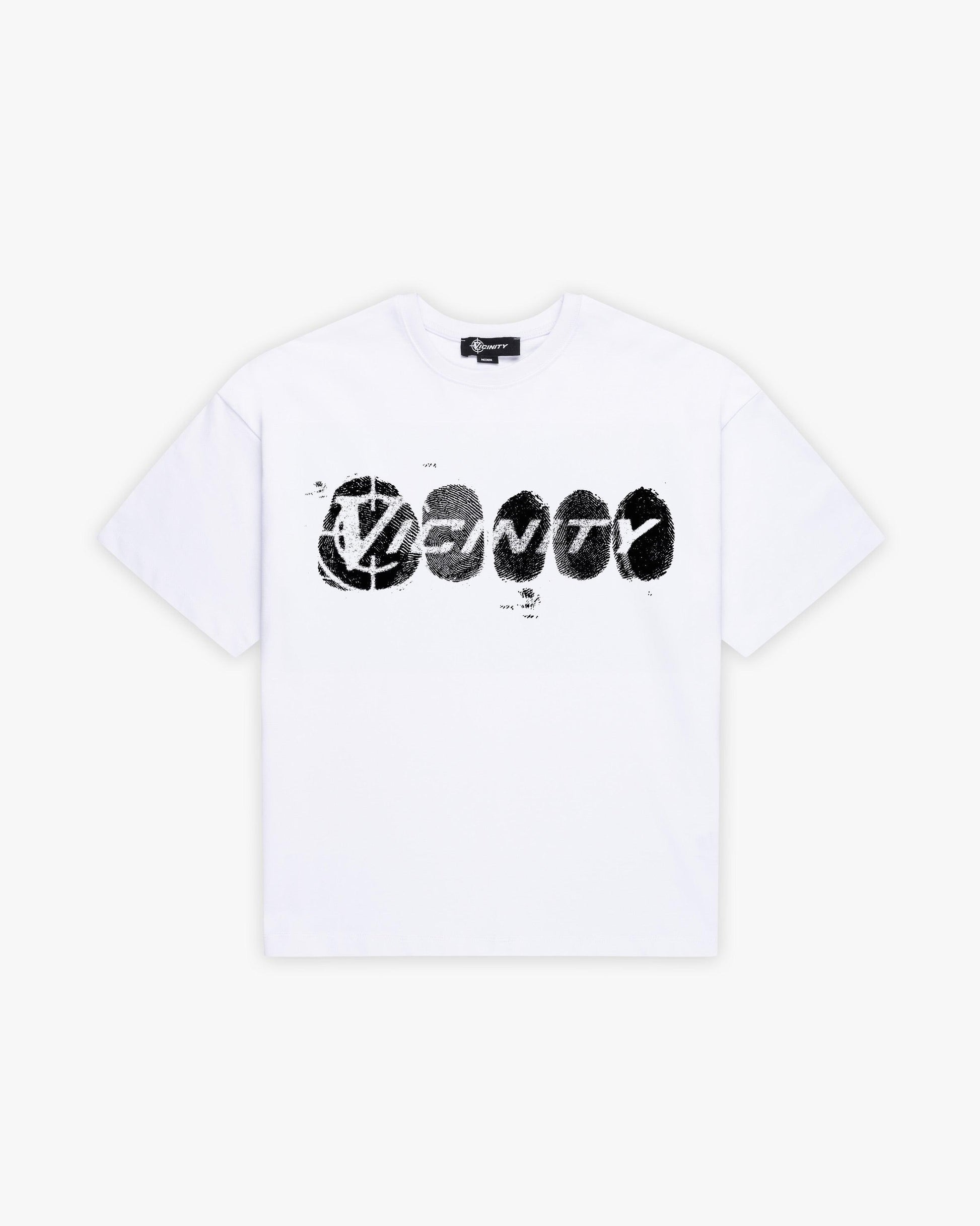 FINGERPRINT TEE WHITE - VICINITY