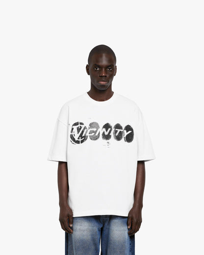 FINGERPRINT TEE WHITE - VICINITY