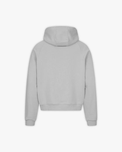 CONSTRUCTION LOGO HOODIE GREY - VICINITY