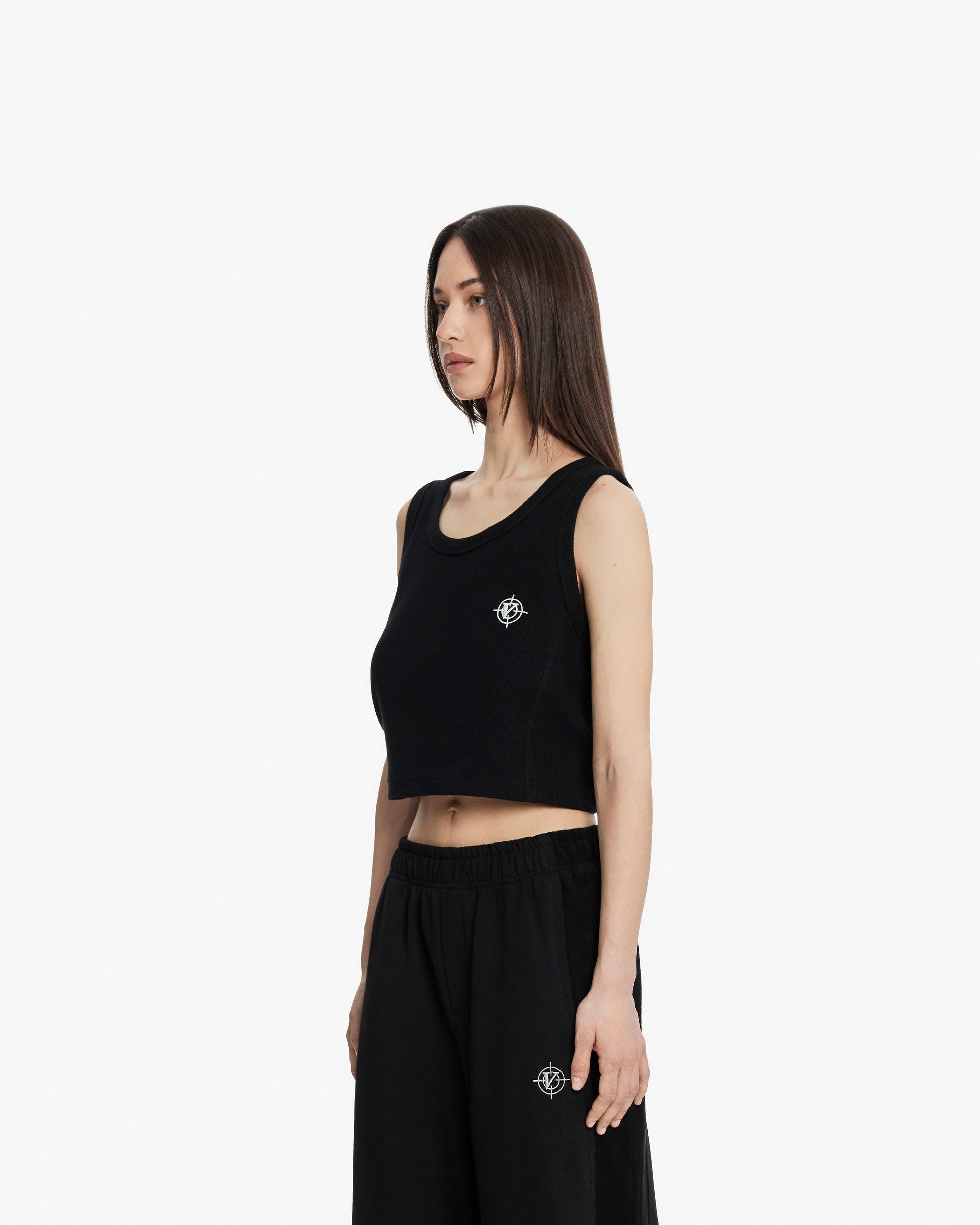 CROP TANKTOP DOUBLE PACK (BLACK & WHITE) - VICINITY