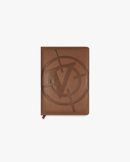 V-LOGO NOTEBOOK MOCHA - VICINITY