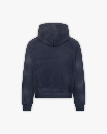 FADED WASH HOODIE NAVY