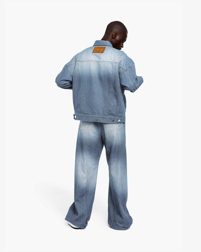 V-LOGO LIGHT BLUE DENIM - VICINITY