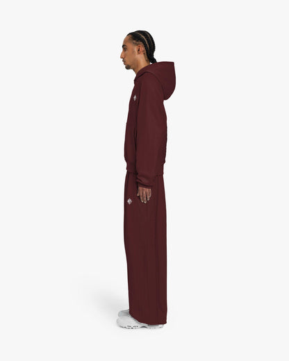 INSIDE OUT HOODIE WINE RED - VICINITY