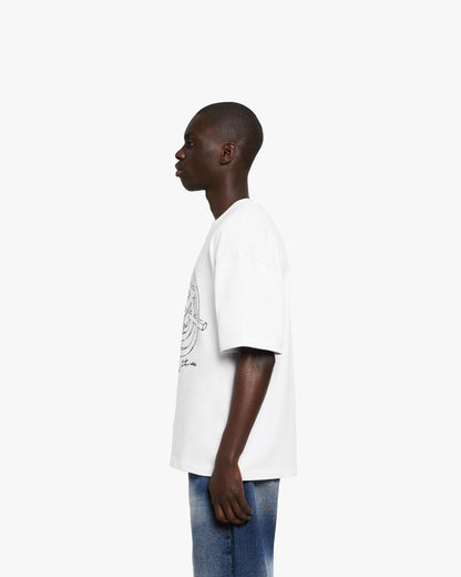 CONSTRUCTION LOGO TEE WHITE - VICINITY