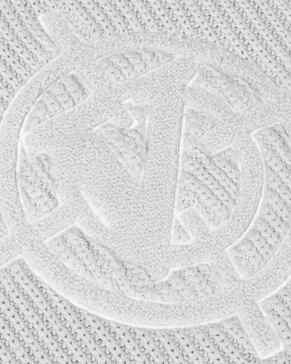 V-LOGO KNITWEAR LIGHT GREY - VICINITY