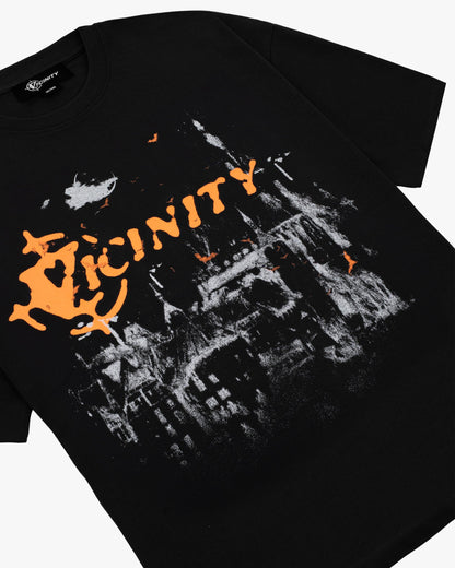 HAUNTED HOUSE TEE BLACK - VICINITY