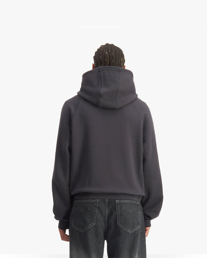 SHOOTING HOUSE ZIP HOODIE DARK GREY - VICINITY