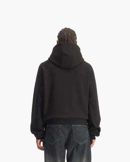 SHOOTING HOUSE ZIP HOODIE BLACK - VICINITY