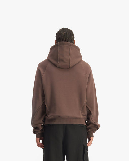 SHOOTING HOUSE HOODIE BROWN - VICINITY