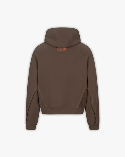 SHOOTING HOUSE HOODIE BROWN - VICINITY