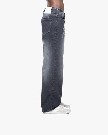 OUTLINED MIRAGE DENIM GREY / WHITE - VICINITY