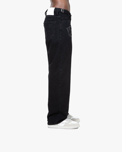 CHENILLE HAVOC DENIM BLACK / WHITE - VICINITY